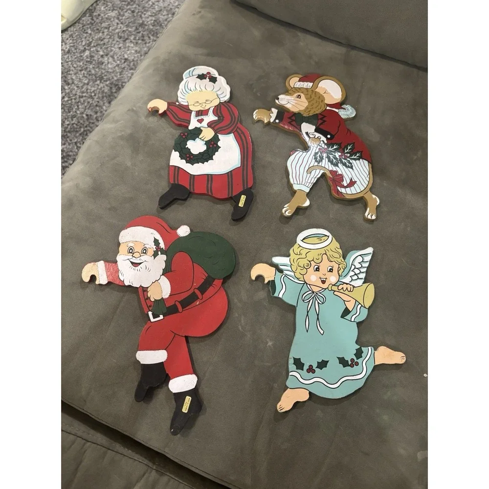 Wooden Ladder Characters For Christmas Tree Ladder